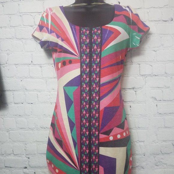 Wet Seal Dresses & Skirts - Wet Seal Tribal Bodycon Dress - M